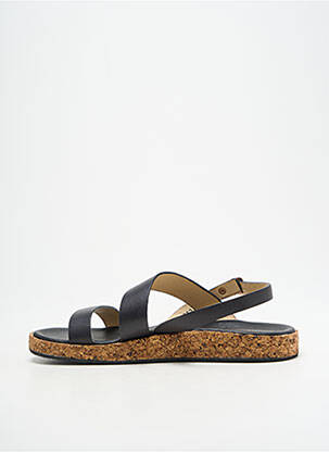 Sandales/nu pieds matière lisse talon plat jusqu'à 3cm noir NEOSENS femme