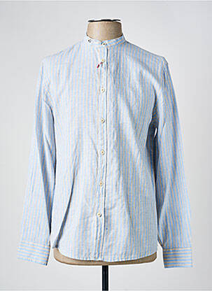 Chemise manches longues imprimé fantaisie bleu SORBINO homme