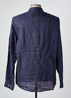 Chemise manches longues coupe droite bleu SORBINO homme