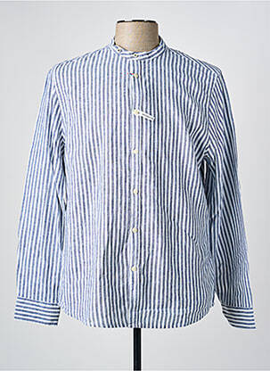 Chemise manches longues imprimé fantaisie bleu SORBINO homme