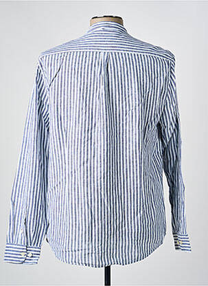 Chemise manches longues imprimé fantaisie bleu SORBINO homme
