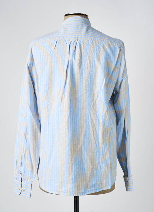 Chemise manches longues imprimé fantaisie bleu SORBINO homme