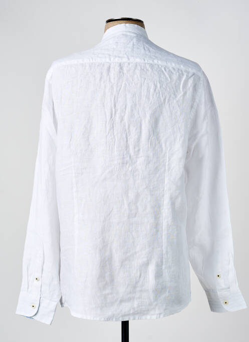 Chemise manches longues coupe droite blanc SORBINO homme