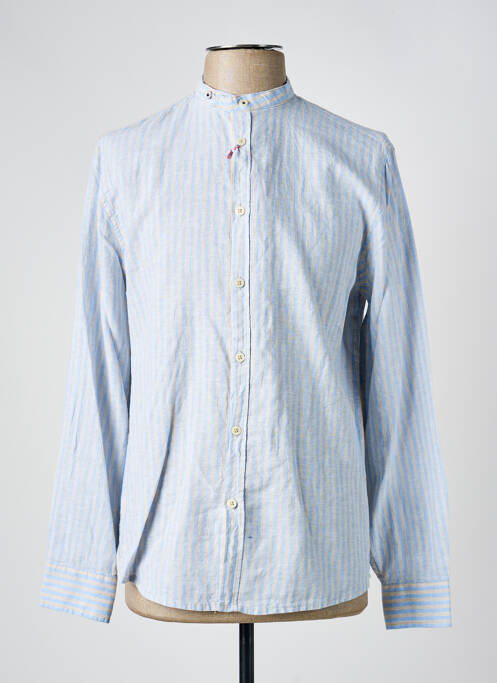 Chemise manches longues bleu SORBINO homme