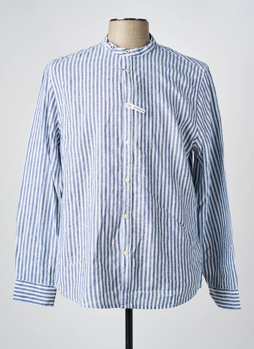 Chemise manches longues bleu SORBINO homme