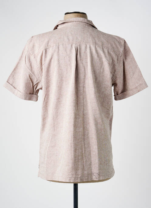 Chemise manches courtes marron SORBINO homme