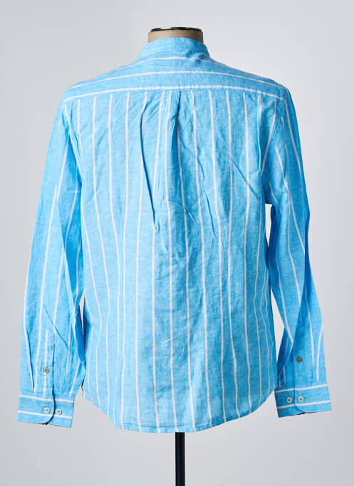 Chemise manches longues bleu SORBINO homme