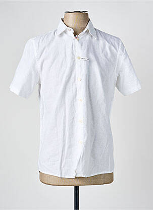 Chemise manches courtes coupe droite blanc SORBINO homme