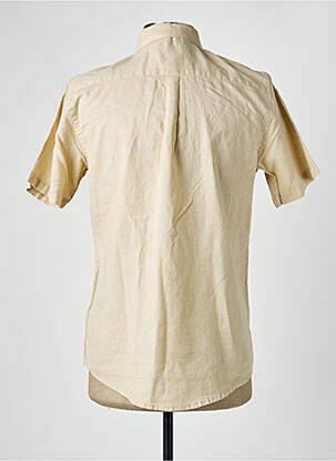 Chemise manches courtes coupe droite beige SORBINO homme