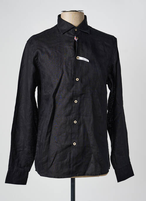 Chemise manches longues noir SORBINO homme