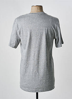 T-shirt tissage chiné manches courtes gris NIKE homme