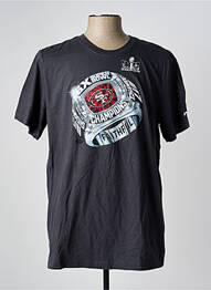 T-shirt coupe droite manches courtes gris NIKE homme