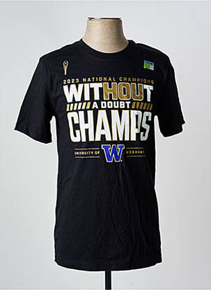 T-shirt coupe droite manches courtes noir NIKE homme