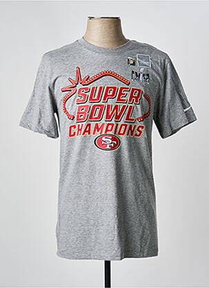 T-shirt gris NIKE homme