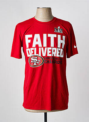 T-shirt rouge NIKE homme