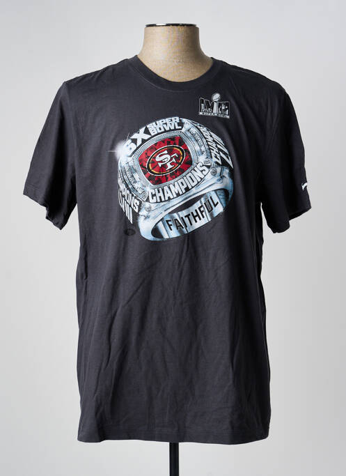 T-shirt gris NIKE homme