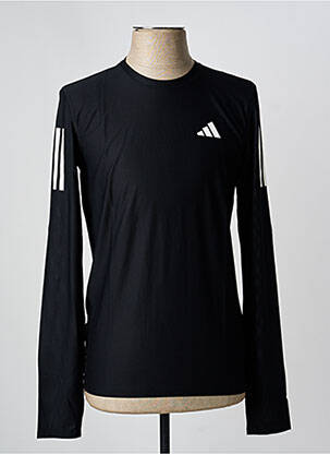 T-shirt coupe cintrée manches longues noir ADIDAS homme