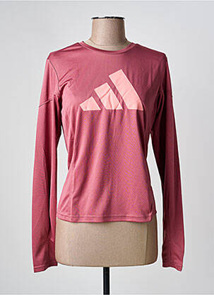 T-shirt manches longues manches longues rose ADIDAS femme