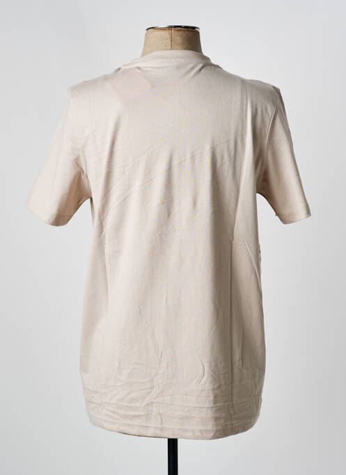 T-shirt coupe droite manches courtes beige PUMA homme