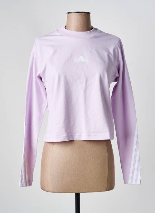 T-shirt manches longues manches longues rose ADIDAS femme