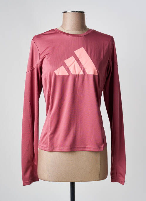 T-shirt rose ADIDAS femme
