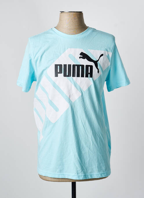 T-shirt bleu PUMA homme