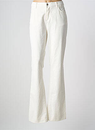 Pantalon flare stretch taille normale blanc LIU JO femme
