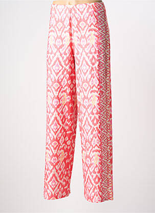 Pantalon droit stretch taille normale rose OUI femme