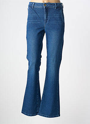 Jean coupe flare stretch taille normale bleu HAPPY femme