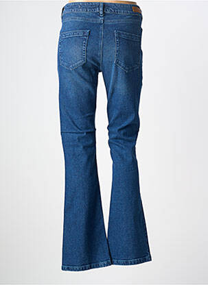 Jean coupe flare stretch taille normale bleu HAPPY femme