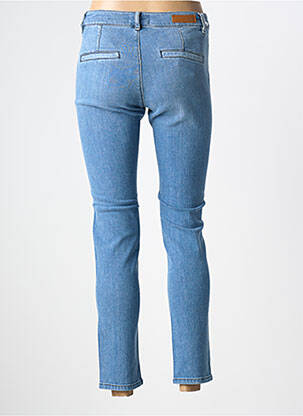 Jeans coupe slim stretch taille normale bleu HAPPY femme