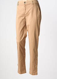 Pantalon chino tissage popeline taille normale marron LIU JO femme