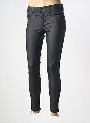 Pantalon slim tissage enduit taille normale noir LIU JO femme
