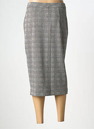 Jupe longue taille normale gris OUI femme
