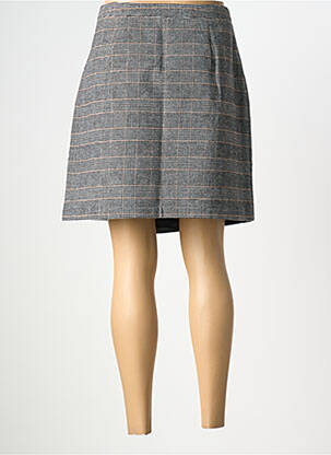 Jupe courte taille haute gris C'EST BEAU LA VIE femme
