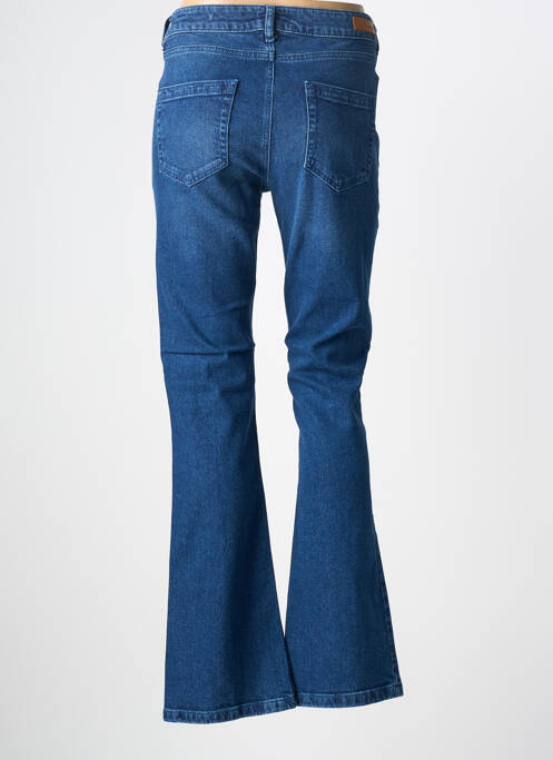 Jean coupe flare stretch taille normale bleu HAPPY femme