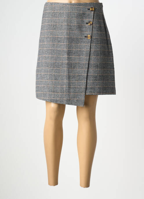 Jupe courte gris C'EST BEAU LA VIE femme