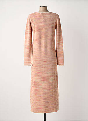 Robe longue manches longues manches longues orange NOTSHY femme