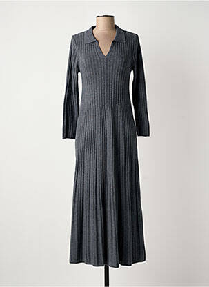 Robe longue manches longues manches longues gris NICE THINGS femme