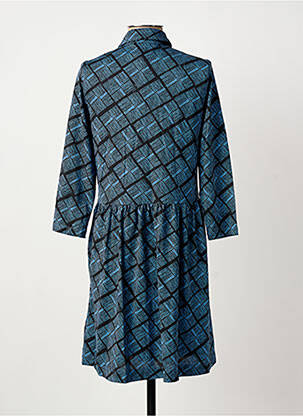 Robe courte manches longues manches longues bleu WHITE STUFF femme