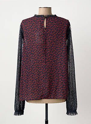 Blouse légère et transparente manches longues gris FRACOMINA femme