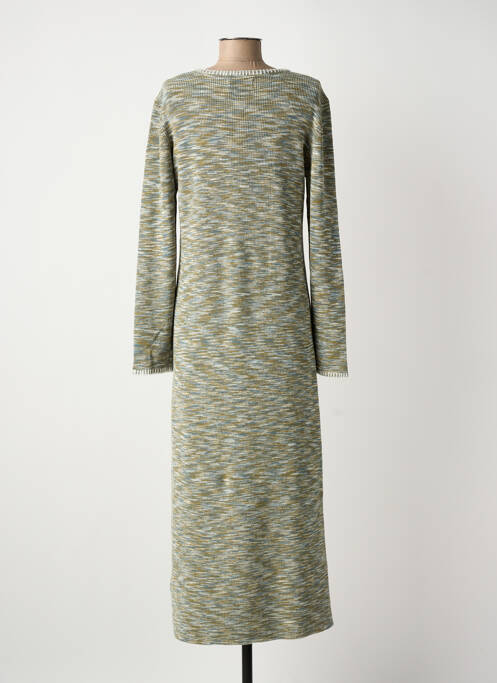 Robe longue manches longues manches longues vert NOTSHY femme
