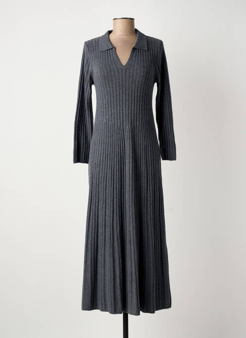 Robe longue manches longues manches longues gris NICE THINGS femme