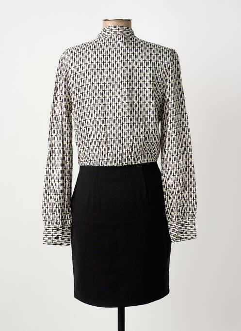 Robe courte manches longues manches longues noir GAUDI femme