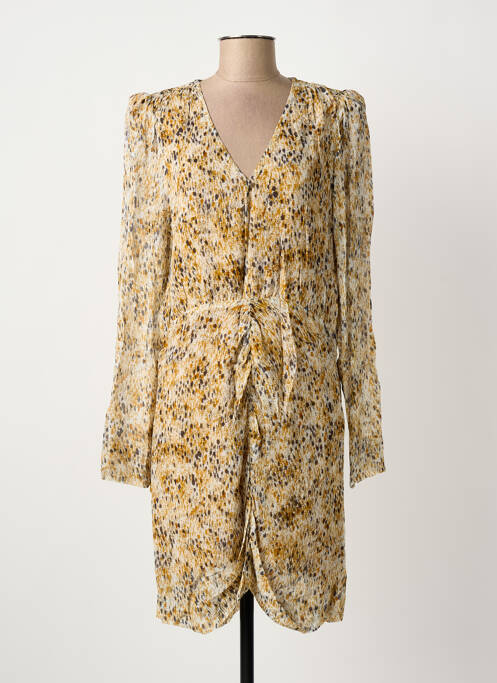 Robe mi-longue jaune SECOND FEMALE femme