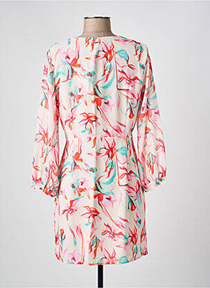 Robe courte manches longues manches longues rose GAUDI femme