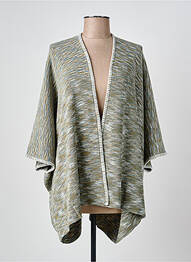Gilet manches longues manches 3/4 vert NOTSHY femme