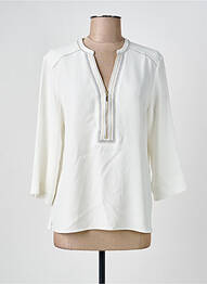 Blouse légère et transparente manches 3/4 beige GERARD DAREL femme