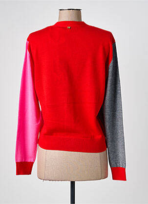 Gilet manches longues stretch rose LOLA CASADEMUNT femme
