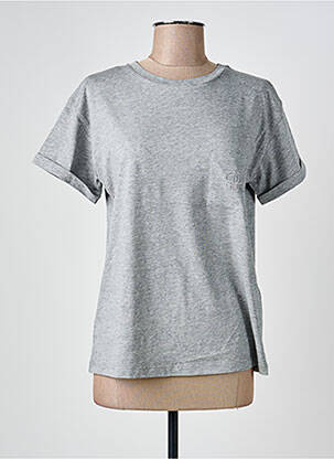 T-shirt coupe droite manches courtes gris LIU JO femme